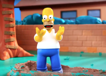 The Simpsons/Robot Chicken Couch Gag