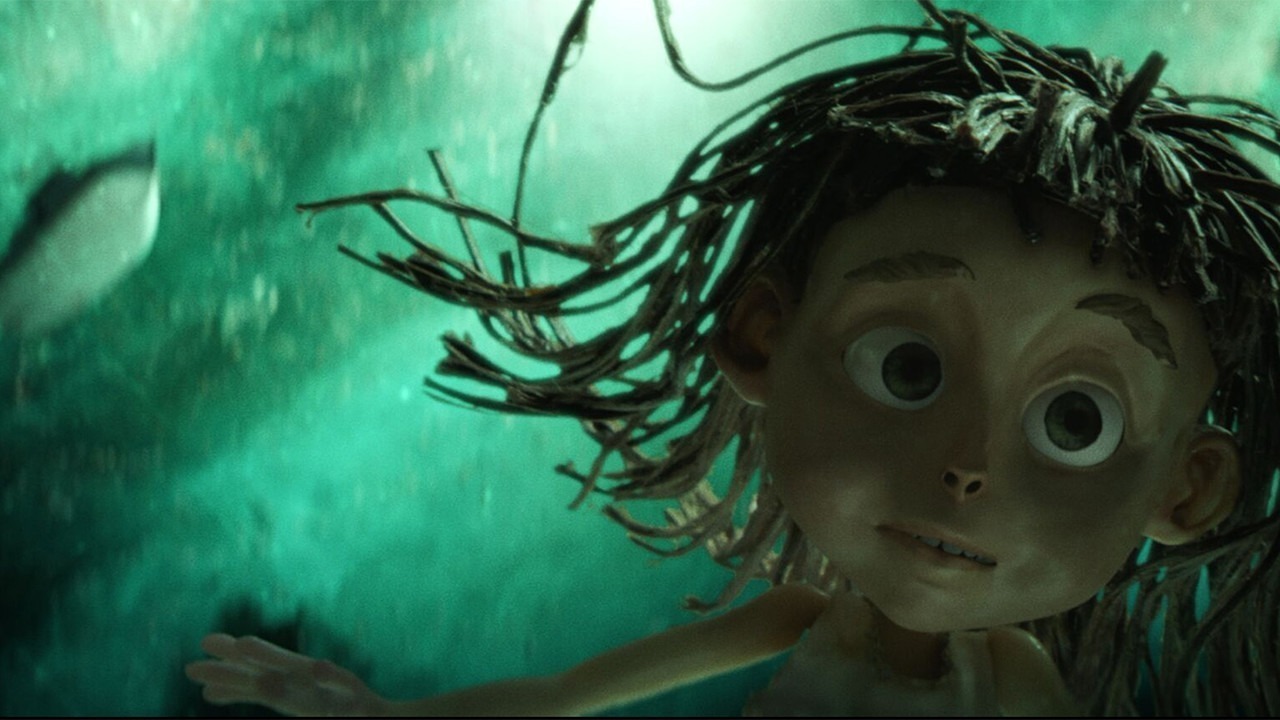 The Puppet Face Expressions Created with 3d Animation - The Sea Is Blue
