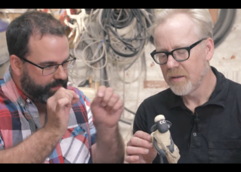 Adam Savage Meets Aardman Puppets