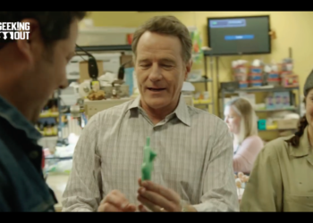 Bryan Cranston Visits Super Manson Production