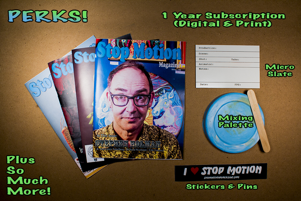 2017 Subscription Fundraiser!!! Stop Motion Magazine Kickstarter Kick Starter Promo Image01 websize