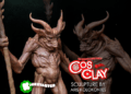 Cosclay monster sculptures by Aris Kolokontes
